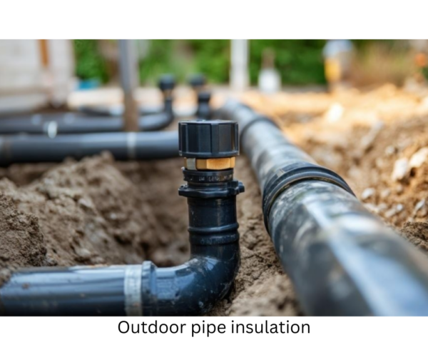 Outdoor pipe insulation