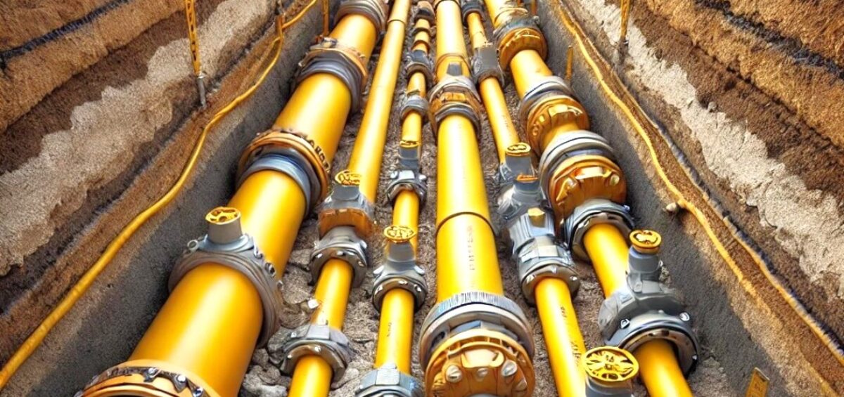 underground gas piping