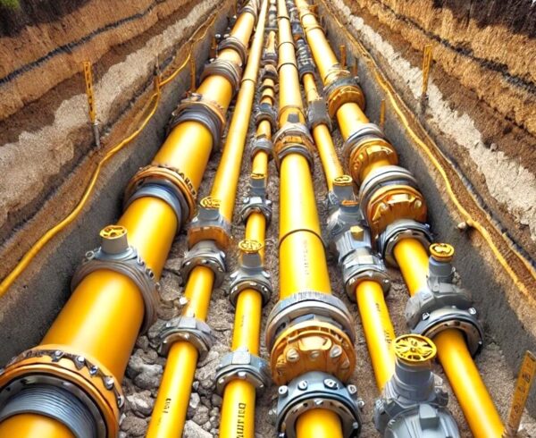 underground gas piping